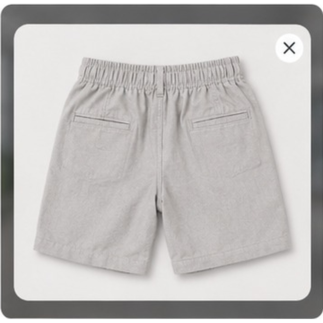 Boys Tropical Palm Embroidered Cotton Shirt & Cargo Shorts Set - Image 10