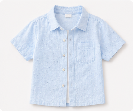 Girls Cotton Shirt & Shorts Co-ord Set - Image 7