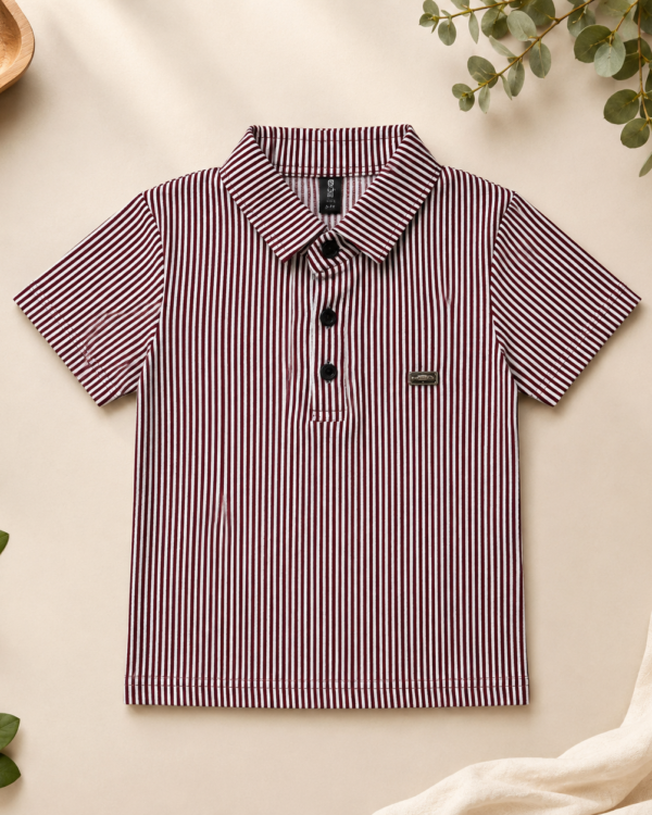Striped Polo T-Shirt